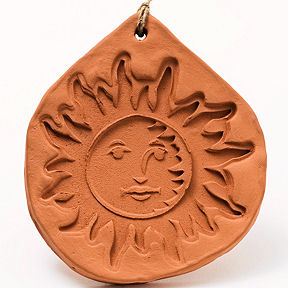 Large Sun Terra Cotta Aroma Stone