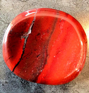 Jasper, 'Rainbow'  Worry Stone