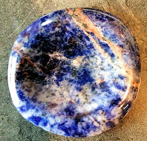 Sodalite Worry Stone
